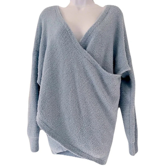 Design Lab/ Teddy plush wrap  sweater/ Size US XS (FITS OVERSIZED) - Picture 2 of 11